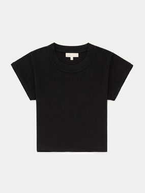 *SOLD* Kos Crop Tee, Black, S